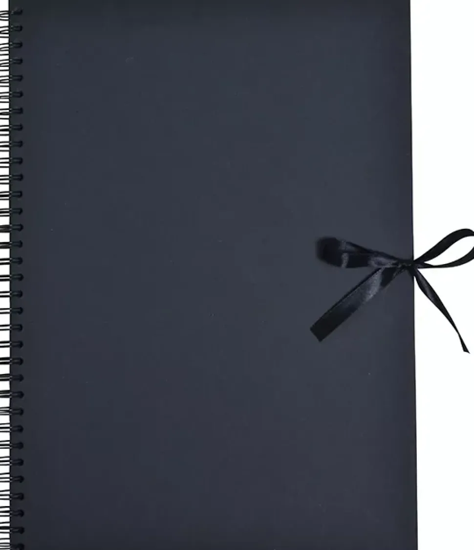 Álbum de anillas A3 Negro Artemio