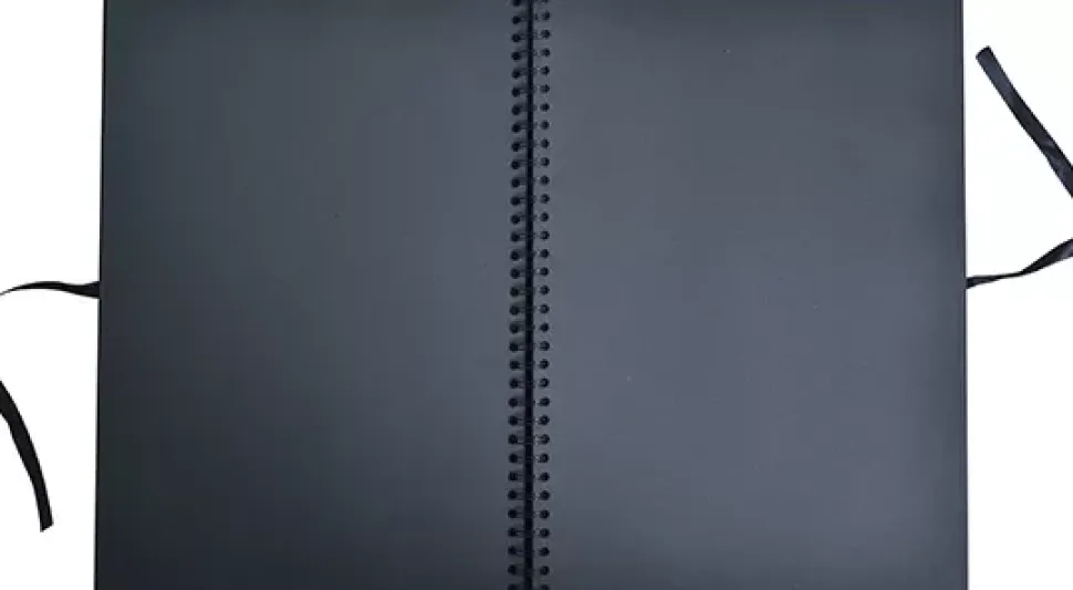 Álbum de anillas A3 Negro Artemio