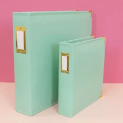 Álbum de Anillas Ecopiel Azul Marino Craftelier 12