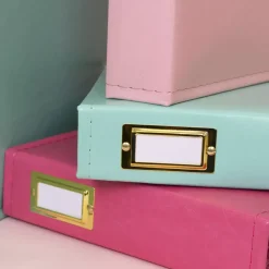 Álbum de Anillas Ecopiel Azul Marino Craftelier 12