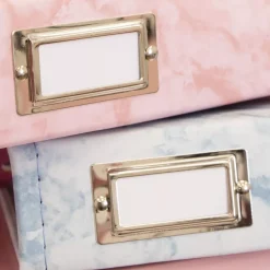 Álbum de Anillas Ecopiel Azul Marino Craftelier 12