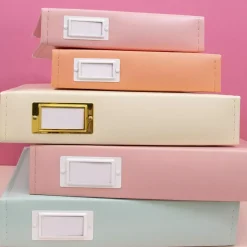 Álbum de Anillas Ecopiel Rosa Bebé Craftelier 12