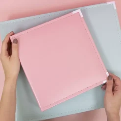 Álbum de Anillas Ecopiel Rosa Chicle Craftelier 6