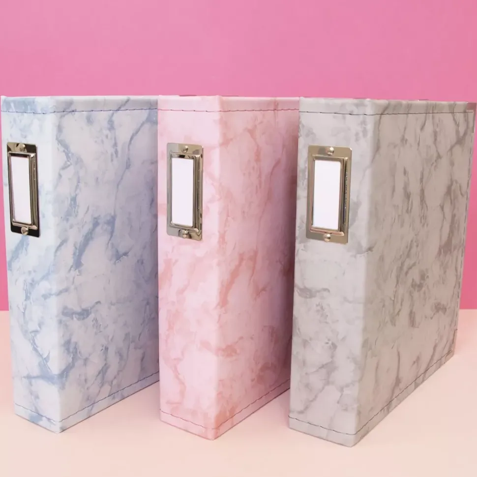 Álbum de Anillas Ecopiel Rosa Chicle Craftelier 6"x8"