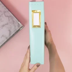 Álbum de Anillas Ecopiel Rosa Chicle Craftelier 6