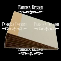 Álbum de chipboard con lomo kraft Fabrika Decoru 20x20cm