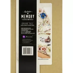 Álbum de chipboard Kraft Grand Tall Memory Hardware Frank García