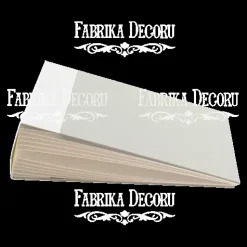 Álbum de Chipboard Lomo Blanco Fabrika Decoru 15x20cm