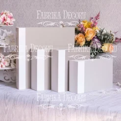 Álbum de Chipboard Lomo Blanco Fabrika Decoru 15x20cm