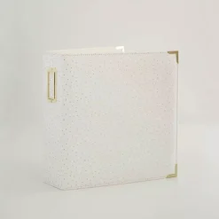 Álbum de cuero lomo ancho Puntitos Lora Bailora 6"x8"