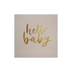 Álbum de tela lomo ancho Hello Baby Beige Lora Bailora 6