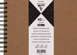 Álbum Kraft Clairefontaine 21x16cm