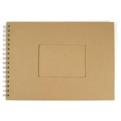 Álbum kraft con marco de anillas 21x30cm