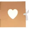 Álbum Kraft de Anillas Corazón 25x25cm