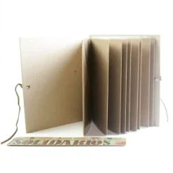 Álbum kraft de anillas Manipulados Solidarios 14x17cm