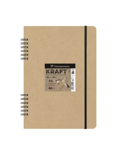 Álbum Kraft Espiral Clairefontaine A4