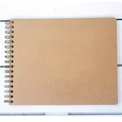 Álbum kraft rectangular de anillas Dayka 30x22cm