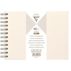 Álbum Marfil Iridiscente Clairefontaine 21x16cm