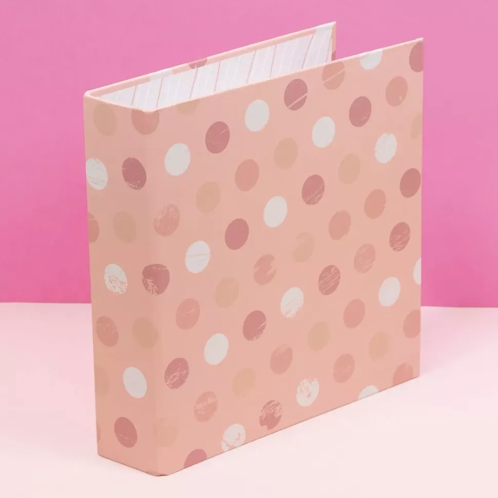 Álbum 6”x8" Polka Dots Lomo 5cm Craftelier