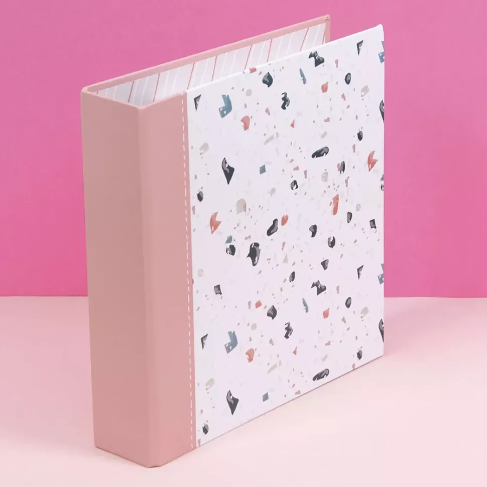 Álbum 6”x8" Terrazo Lomo 5cm Craftelier