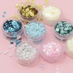 Lentejuelas Azul Craftelier 4mm