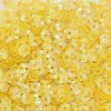 Lentejuelas Flores Amarillo Craftelier 5mm