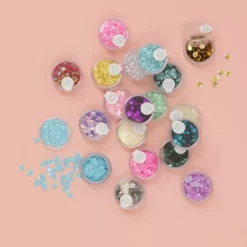 Lentejuelas Flores Amarillo Craftelier 5mm