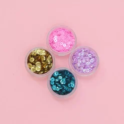 Lentejuelas Flores Lila Craftelier 5mm