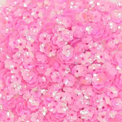 Lentejuelas Flores Rosa Craftelier 5mm