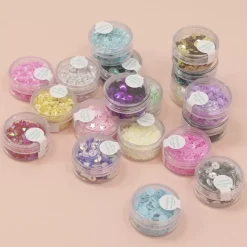 Lentejuelas Flores Rosa Craftelier 5mm