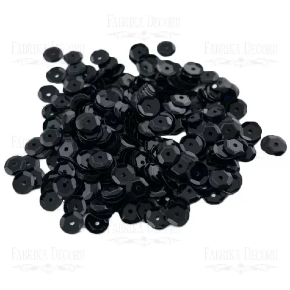 Lentejuelas Grandes Antracita 7mm Fabrika Decoru