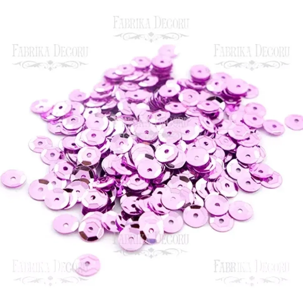 Lentejuelas grandes Fucsias Fabrika Decoru