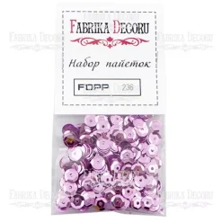 Lentejuelas grandes Fucsias Fabrika Decoru