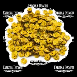 Lentejuelas Grandes Oro imperial 7mm Fabrika Decoru