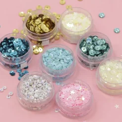 Lentejuelas Turquesa Craftelier 5mm