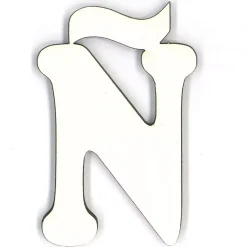 Letra Ñ en tablero blanco