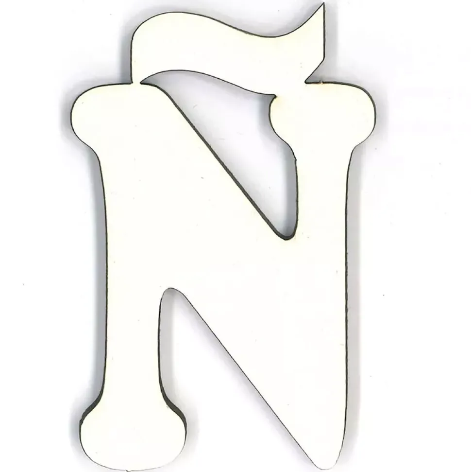 Letra Ñ en tablero blanco