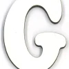 Letra G en tablero blanco