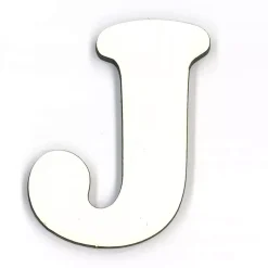 Letra J en tablero blanco