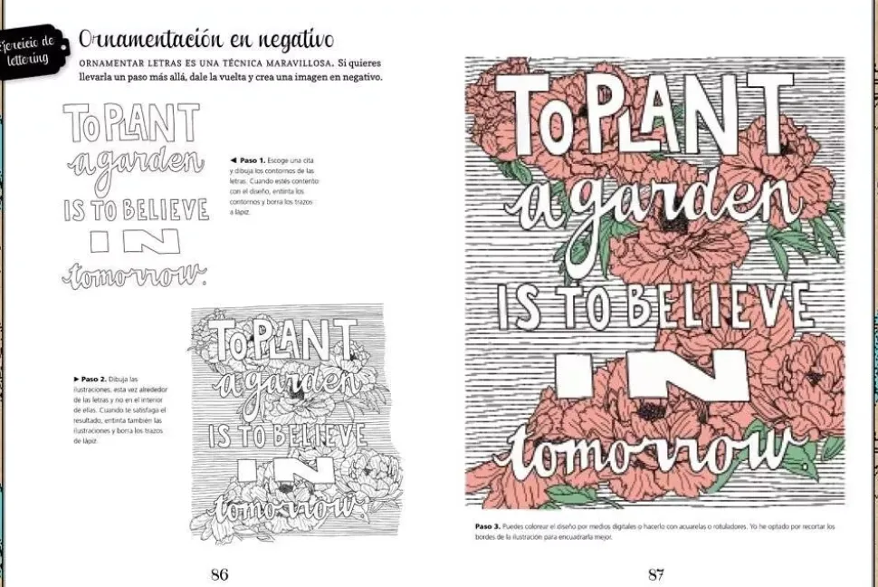 Lettering Creativo Técnicas, ideas y trucos para dibujar letras a mano