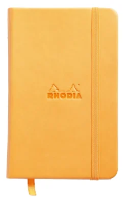Libreta con puntos naranja A6 Rhodia