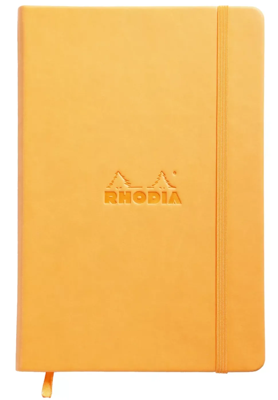 Libreta con puntos naranja A5 Rhodia