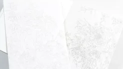 Libro de postales para colorear Floral The Pepin Press 15x10cm