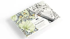 Libro de postales para colorear William Morris The Pepin Press 15x10cm