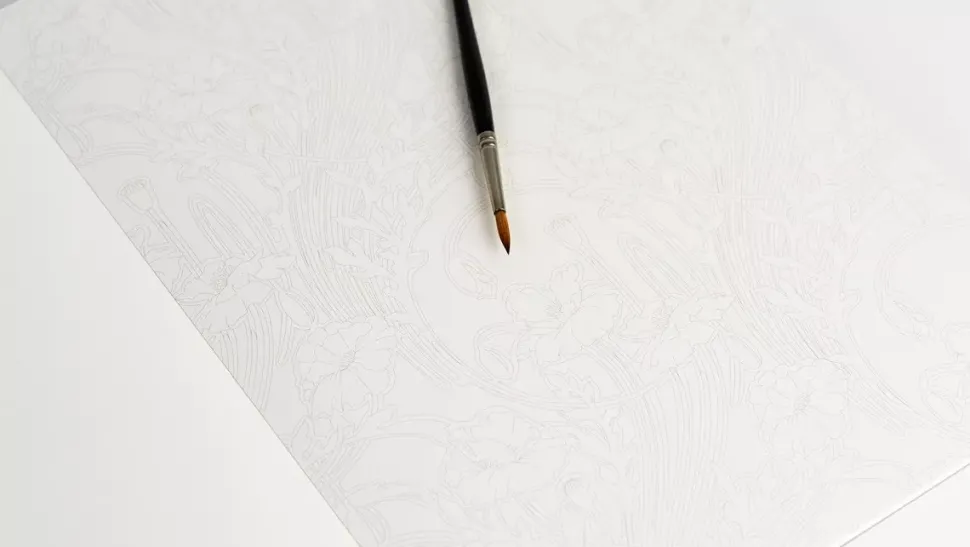 Libro para colorear Art Nouveau The Pepin Press 25x34cm