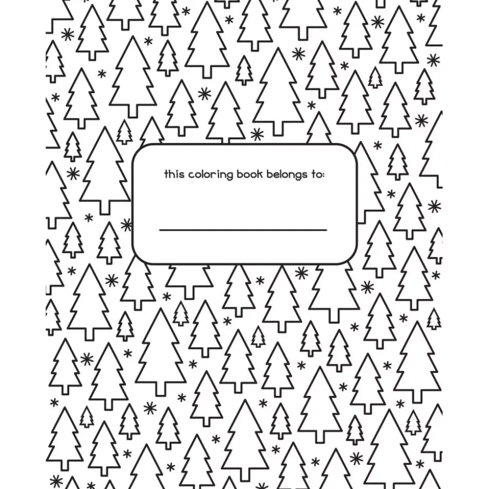 Libro para Colorear Holiday Lawn Fawn