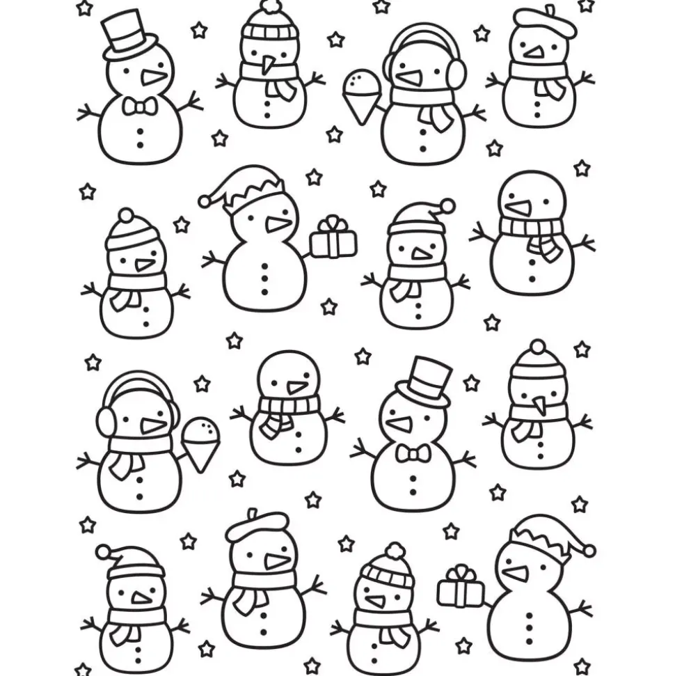 Libro para Colorear Holiday Lawn Fawn