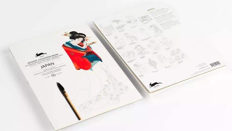 Libro para colorear Japan The Pepin Press 25x34cm