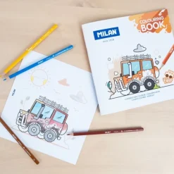 Libro para colorear Let's go trip Milan