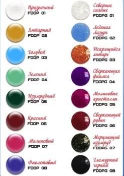 Liquid Glass Drops Emerald Fabrika Decoru